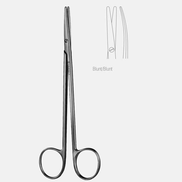 TIJERAS METZENBAUM CURVA BLUNT/BLUNT 15CM 6"