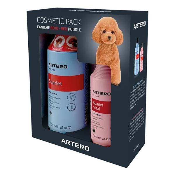 ARTERO PACK CANICHE ROJO
