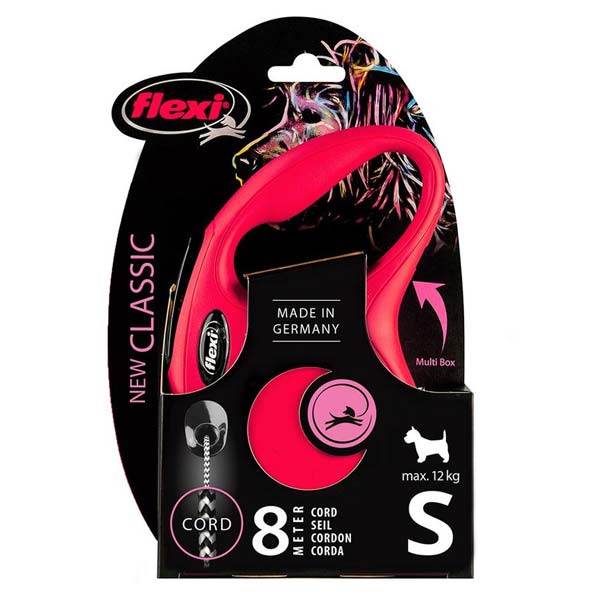FLEXI CLASSIC S "Cordon" 8m ROJO