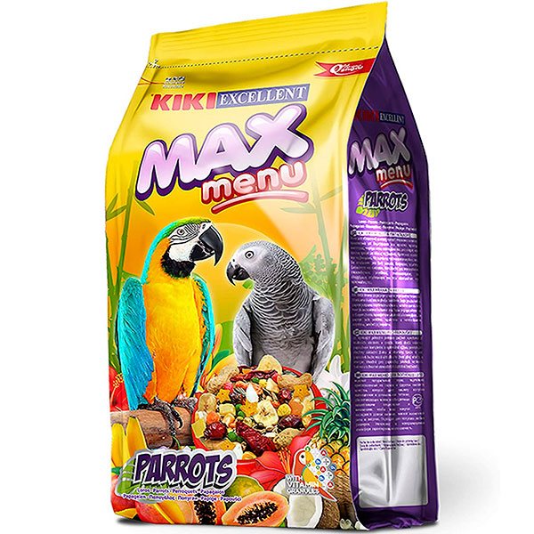 MAX MENU LOROS Y COTORRAS 1KG