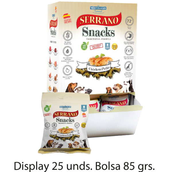 SERRANO SNACK POLLO 25x85gr