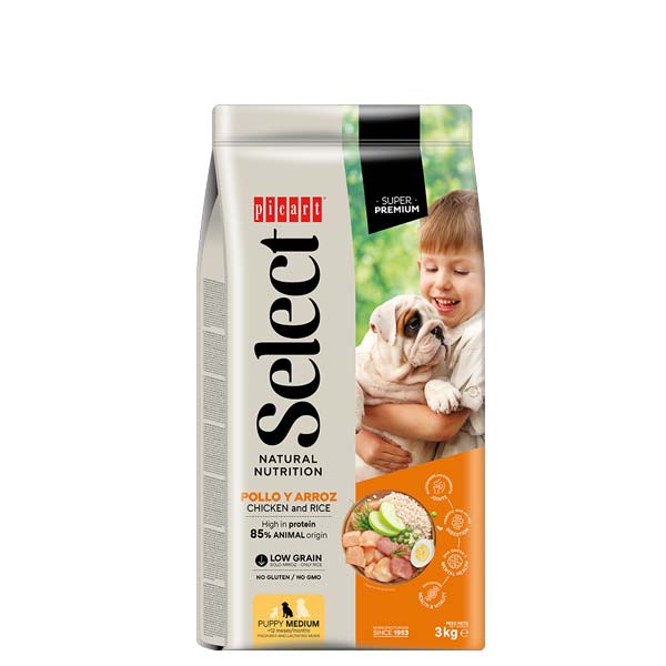 SELECT PUPPY Pollo y arroz 3KG