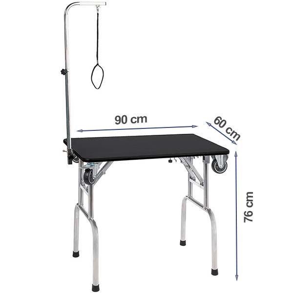 ARTERO MESA PLEGABLE RUEDAS-BRAZO/TIRADOR