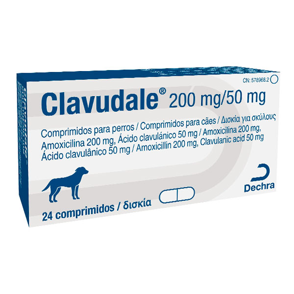 CLAVUDALE 200/50mg 24 COMP