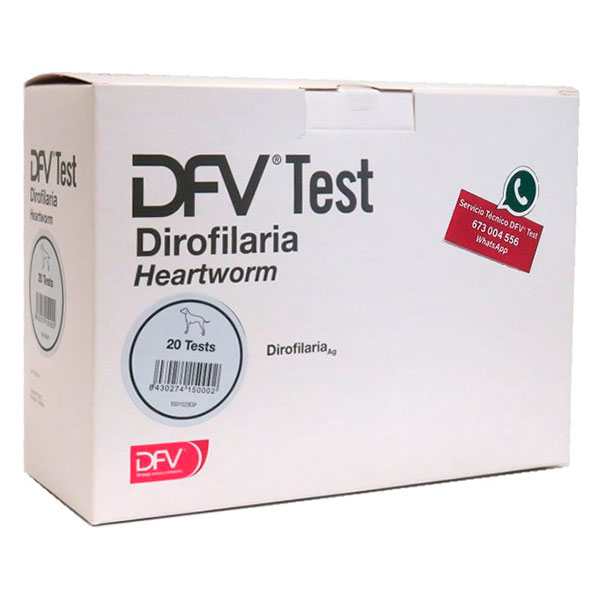 DFV TEST DIROFILARIA 20 uds.