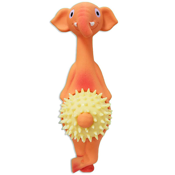 ELEFANTE EN LATEX PARA PERRO 24CM