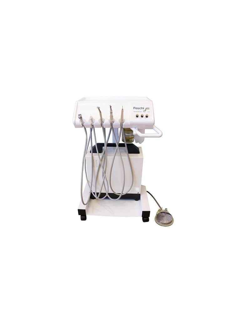 EQUIPO DENTAL CON CARRO + ACCESORIOS + COMPRESOR F