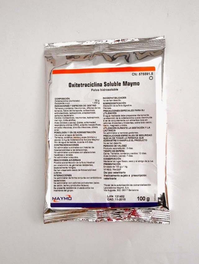 OXITETRACICLINA 100GR