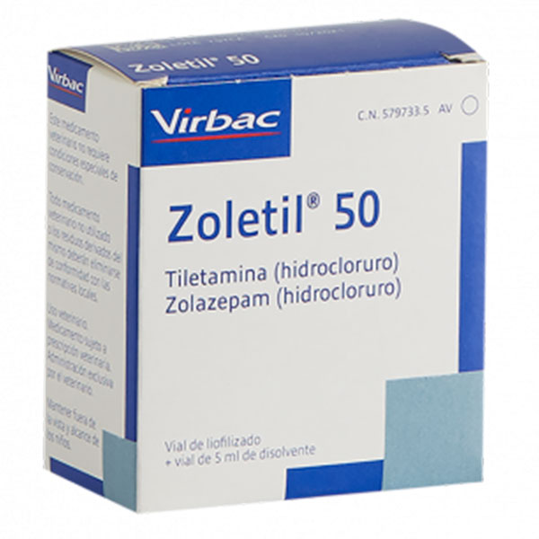 ZOLETIL 50MG 5ML