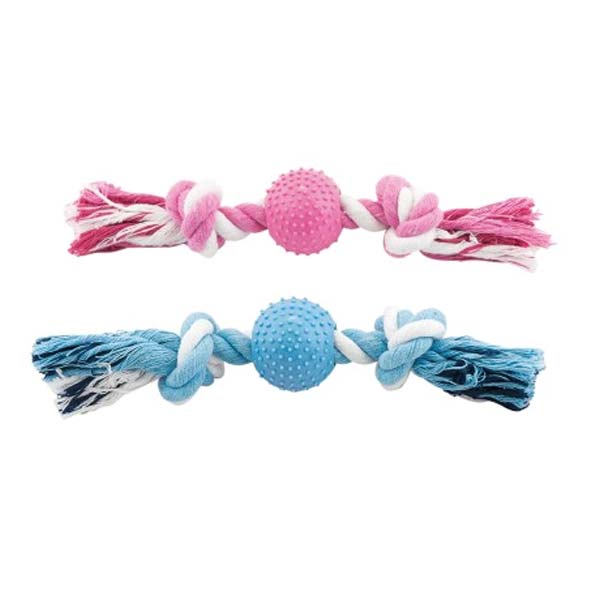 PELOTA PINCHOS EN CUERDA BICOLOR 23cm. 85-95gr. (UMV 4uds.)