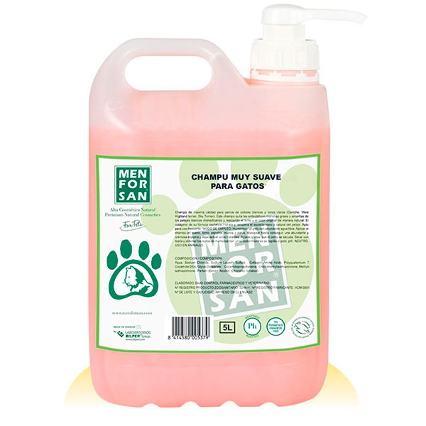 CHAMPU MUY SUAVE GATOS 5L