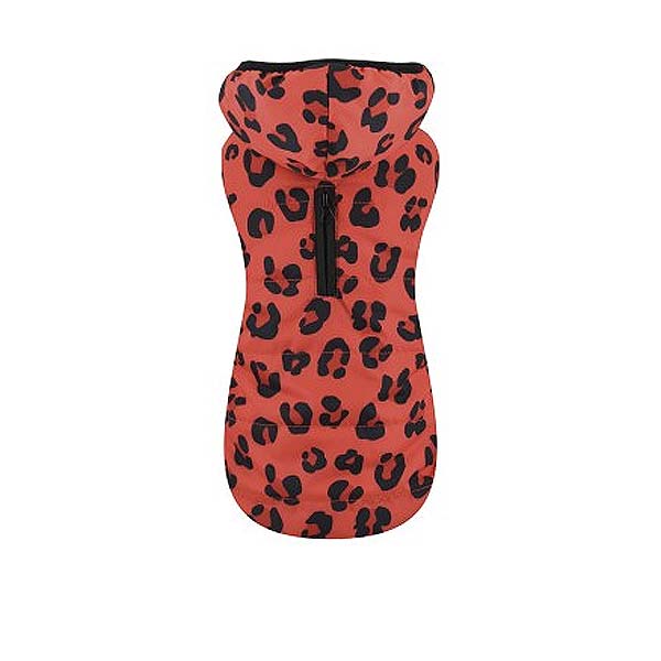 CHAQUETA CON CAPUCHA RED LEOPARD 35CM