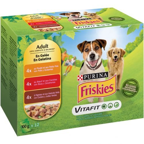 WET FRISKIES Variado Gelatina 6x(12x85g)