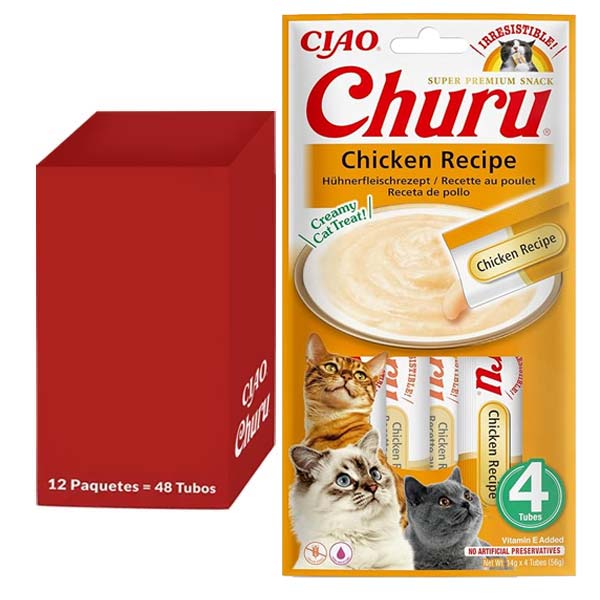 Churu Kitten receta de pollo 12x(4x14g)