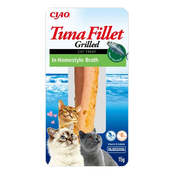 Churu CAT Filete de Atún en caldo casero 12x(1x15g)