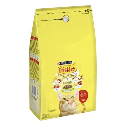 FRISKIES Cat Adulto Buey, Pollo y Verduras 1.5kg