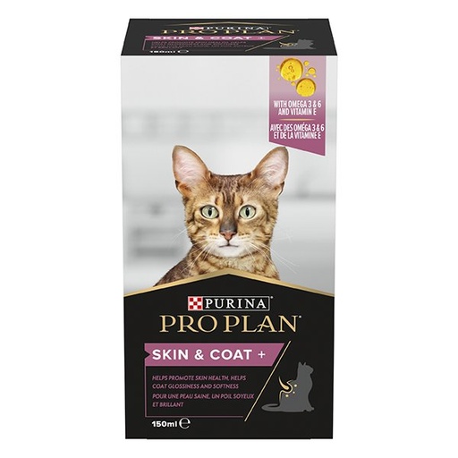 [12505765] PROPLAN Suplemento Gato Skin&Coat 150ml