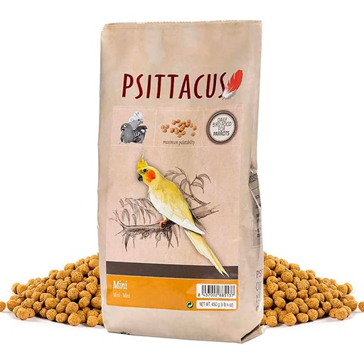 [*PI-1110] PSITTACUS PIENSO MINI 450gr