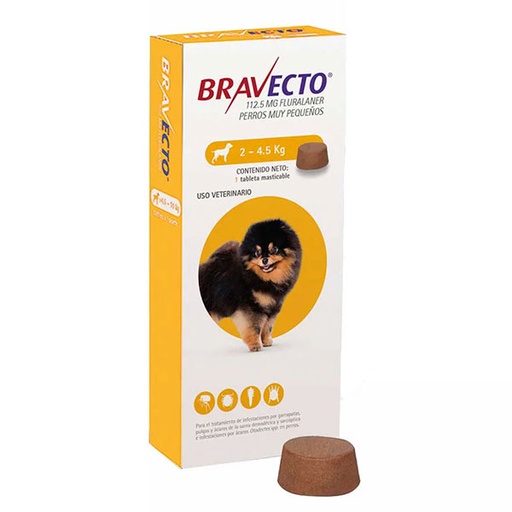 [145540] BRAVECTO 112,5MG 2-4.5 KG