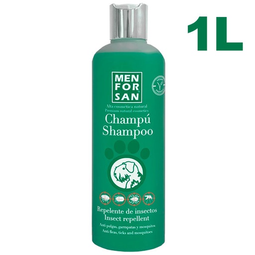 [5418MFP084] CHAMPU REPELENTE CON CITRONELA PERROS 1L