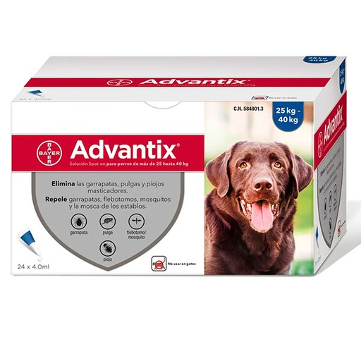 [85951580] ADVANTIX (24P) 4.0ML >25KG