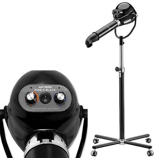 [S289] _ARTERO SECADOR PIN-8 S BLACK (SECADOR+PIE)