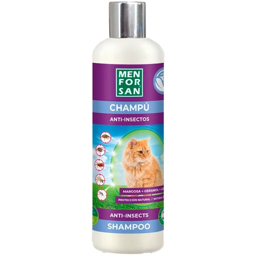 [54111MFG013] CHAMPU ANTIINSECTOS CON MARGOSA 300ml (Gatos)
