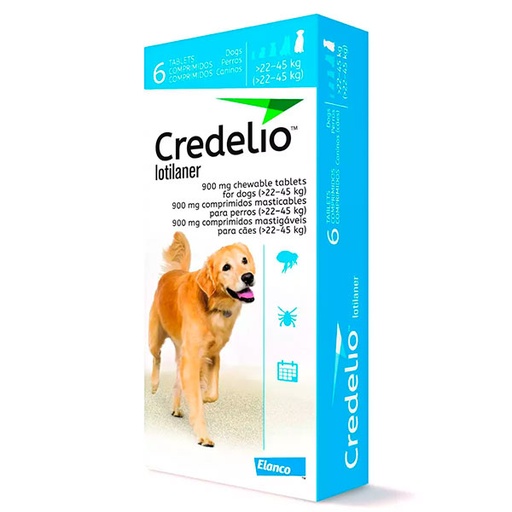 [EV00225] CREDELIO 900MG 22-45KG 6COMP