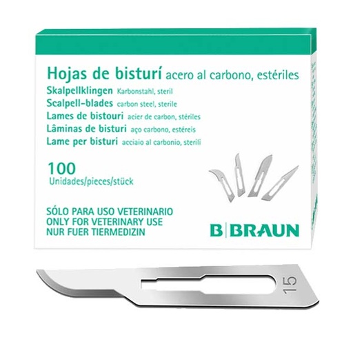 [E00467] HOJA BISTURI Nº 15 100ud