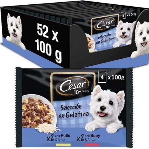 [306102] CESAR Bolsitas SENIOR 13x(4x100g)