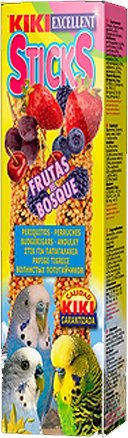[K3132] STICKS PERIQUITOS FRUTAS BOSQUE 10x2ud