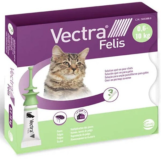 [C66010B] VECTRA FELIS 0.6-10kg (3p)