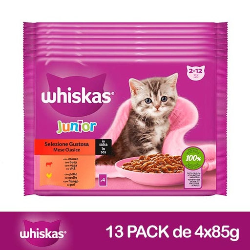 [449299] WHISKAS Seleccion Junior Salsa 13x4x85gr