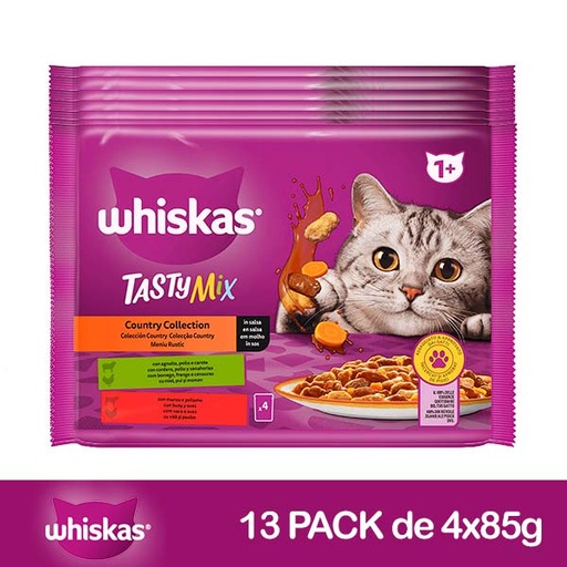 [443139] WHISKAS TASTY MIX Country Salsa 13x4x85gr
