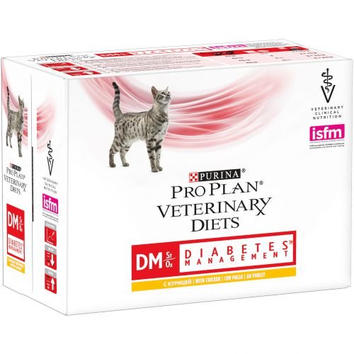 [12507953] WET PPVD GATO DM (diabetes) Pouch Pollo (10x85g)
