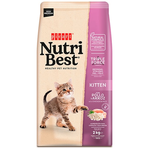 [02418902] NUTRIBEST KITTEN 2KG