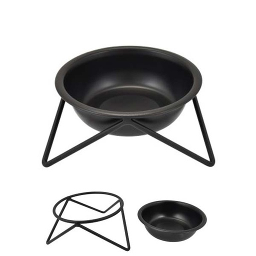 [305I-SM/PE75134] COMEDERO INOX CON SOPORTE 475ml