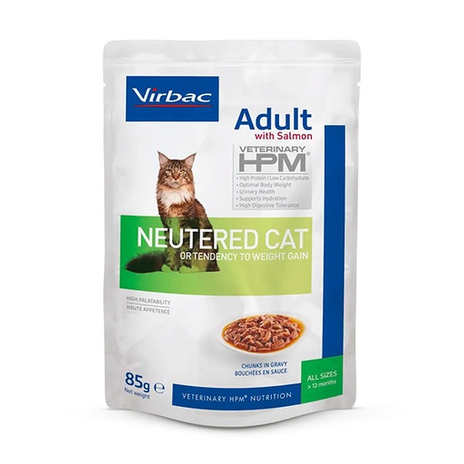 [AC363008] HPM CAT ADULT SALMON NEUTERED ENTIRED Salsa 12x85gr