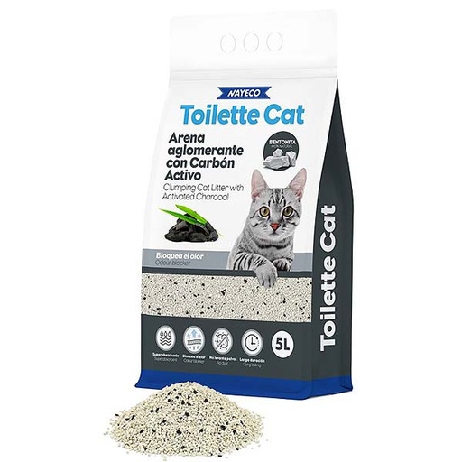 [305T-BE/GA50005] ARENA AGLOMERANTE BENTONITA CARBON ACTIVO 5L