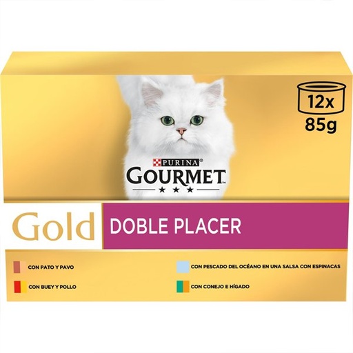 [12228669] GOURMET GOLD Doble Placer Surtido (12x85g)
