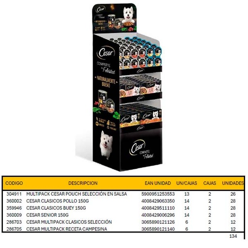 EXPOSITOR TIENDA CESAR