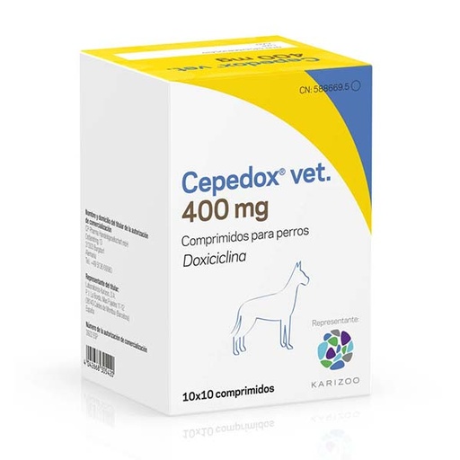 [K100876] CEPEDOX 400MG 100comp