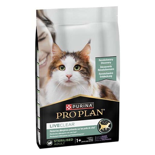 [12495493] PROPLAN LIVECLEAR Sterilised Pavo 7kg