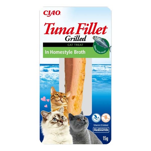[CHU-IN0003] Churu CAT Filete de Atún en caldo casero 12x(1x15g)