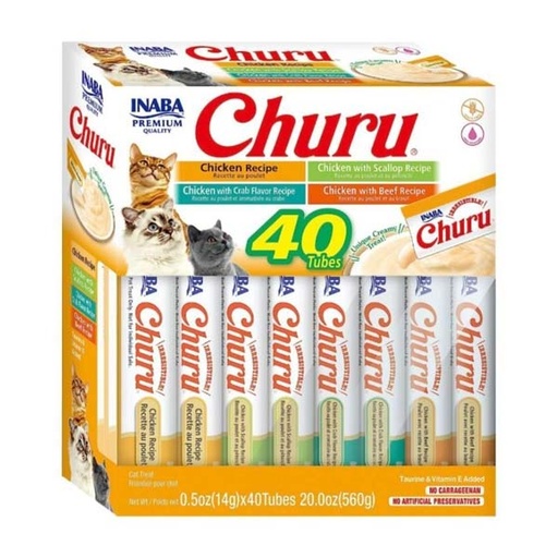 [CHU-IN0143] Churu CAT Variedades de Pollo (40x14g)