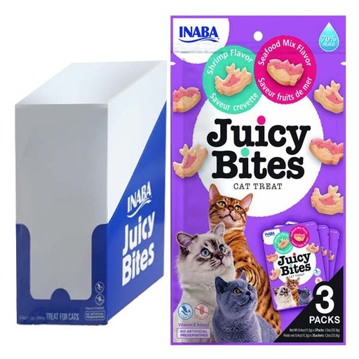 [CHU-IN0704] Churu CAT Juicy Bites Gamba/Marisco 6x(3x11g)