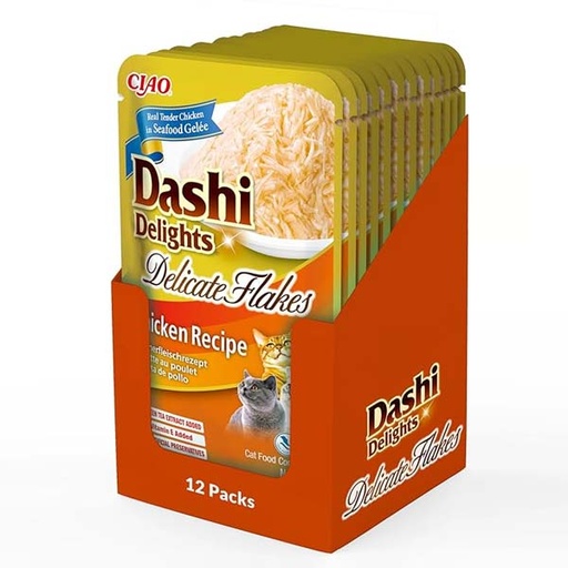 [CHU-IN0891] Dashi Delight Delicate Flakes Pollo (12x40g)