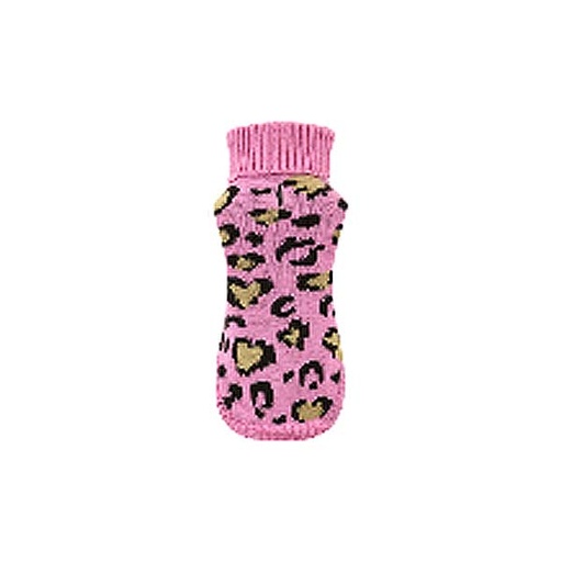 [305X-PL/PE53676] JERSEY PUNTO LEOPARD ROSA 20CM