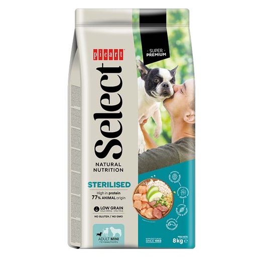 [01027788] SELECT MINI ADULT STERILISED Pollo y arroz 8KG