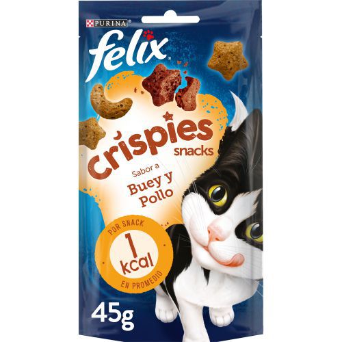 [12427043] FELIX CRISPIES Buey y Pollo 8x45gr